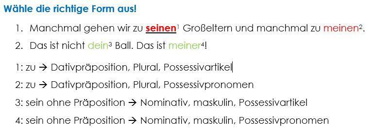 Übungen deutsche Grammatik Lösungen Übungen deutsche Grammatik Lösungen