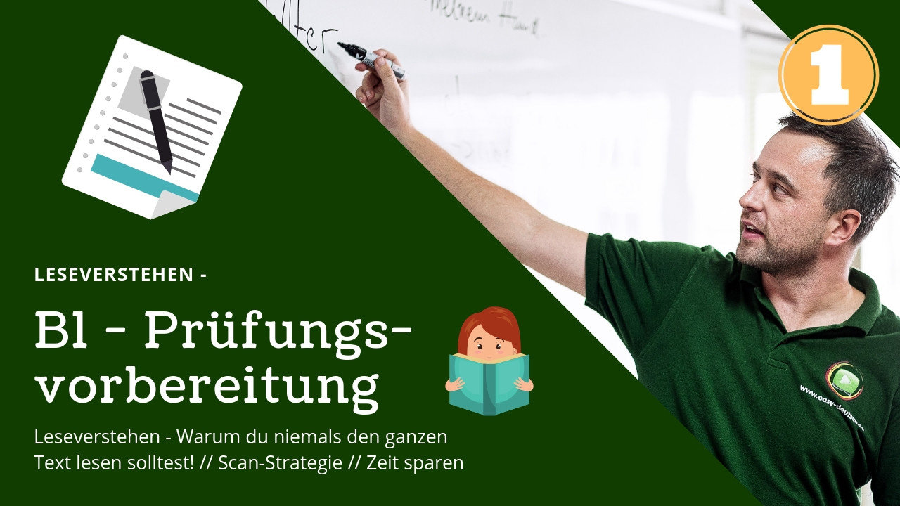 B1 Prüfungsvorbereitung Deutsch 1 B1 Prüfungsvorbereitung Deutsch 1