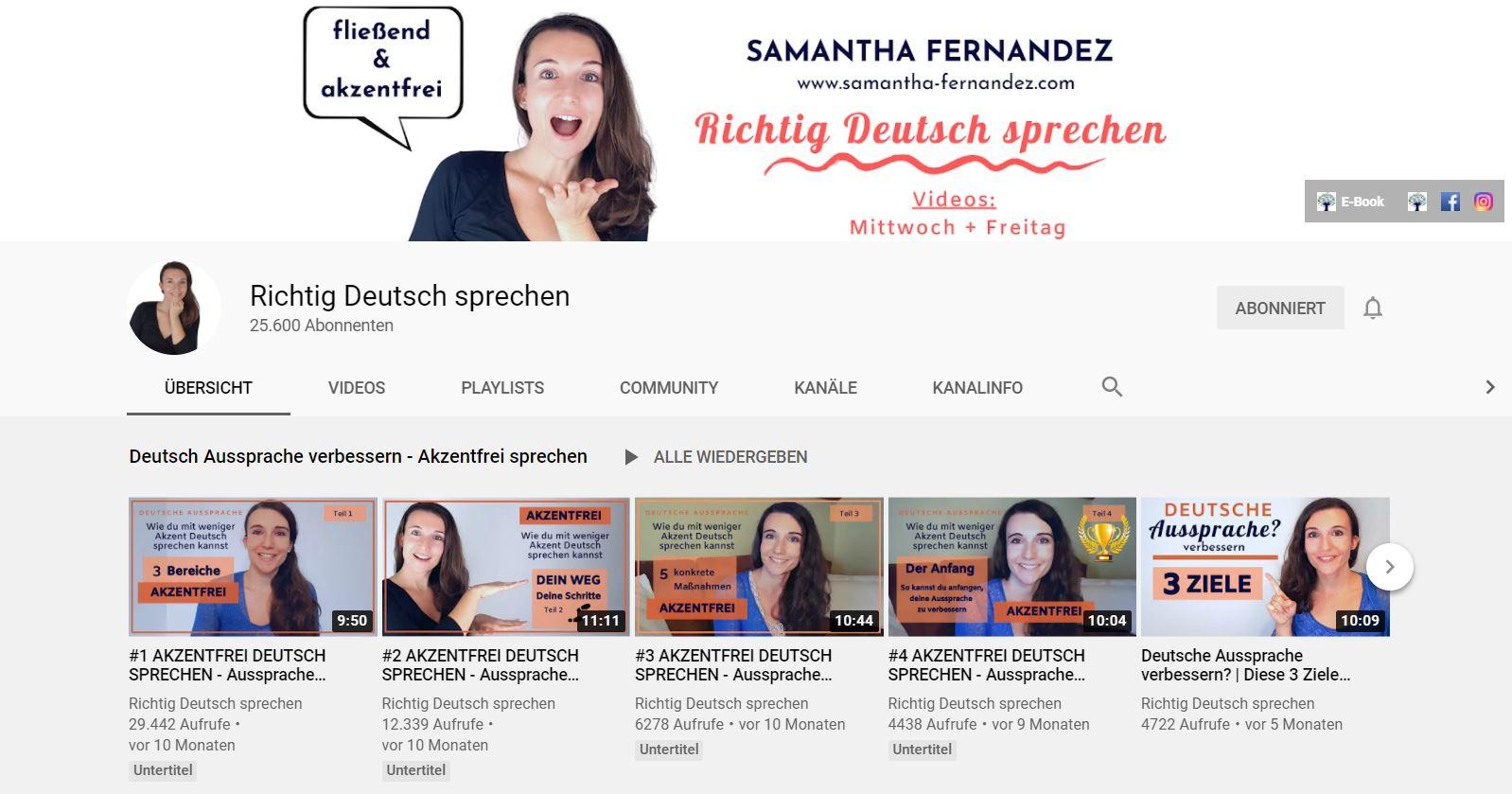 Youtube Deutsch lernen Richtig Deutsch sprechen Youtube Deutsch lernen Richtig Deutsch sprechen