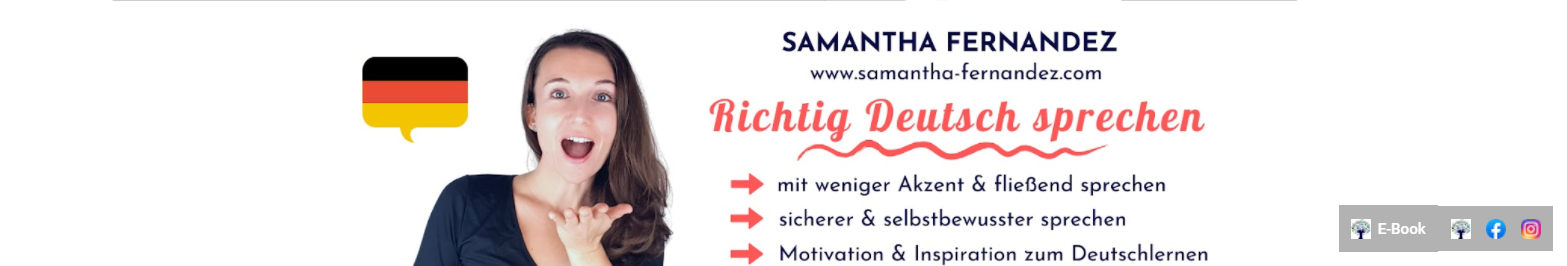 Samantha Aussprache verbessern Youtube-Kanal