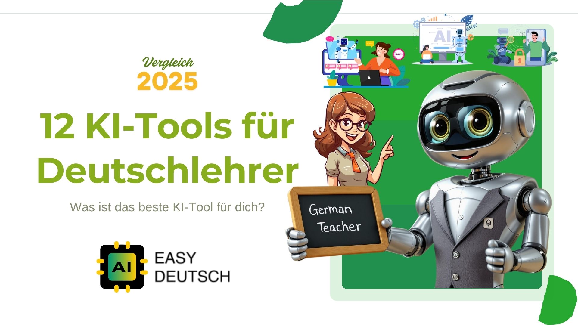 Die 12 besten KI-Tools für Deutschlehrer im Vergleich Die 12 besten KI-Tools für Deutschlehrer im Vergleich