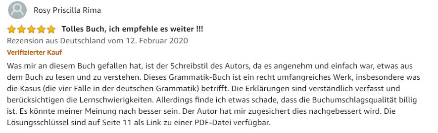 Kundenmeinung 5 Kundenmeinung 5