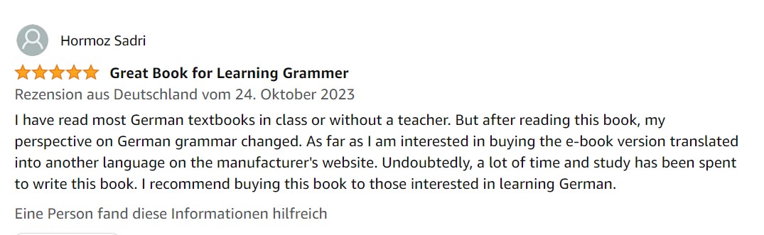 Bewertung 151123-1 EasyDeutsch Buchbewertung