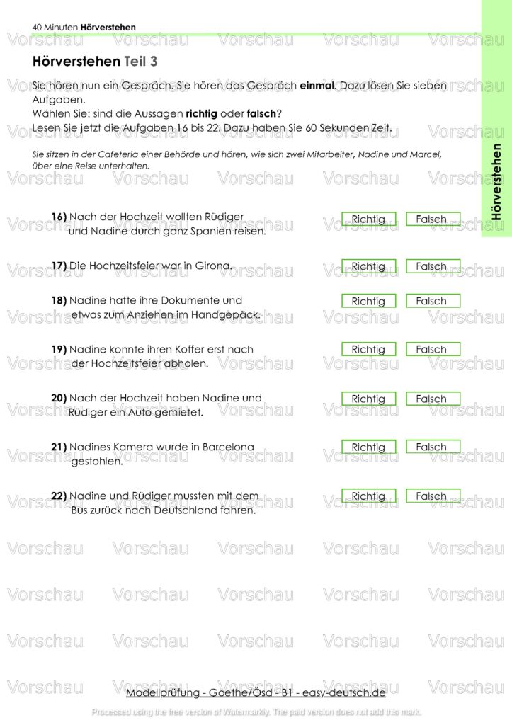 Modelltest - Goethe_Ösd B1