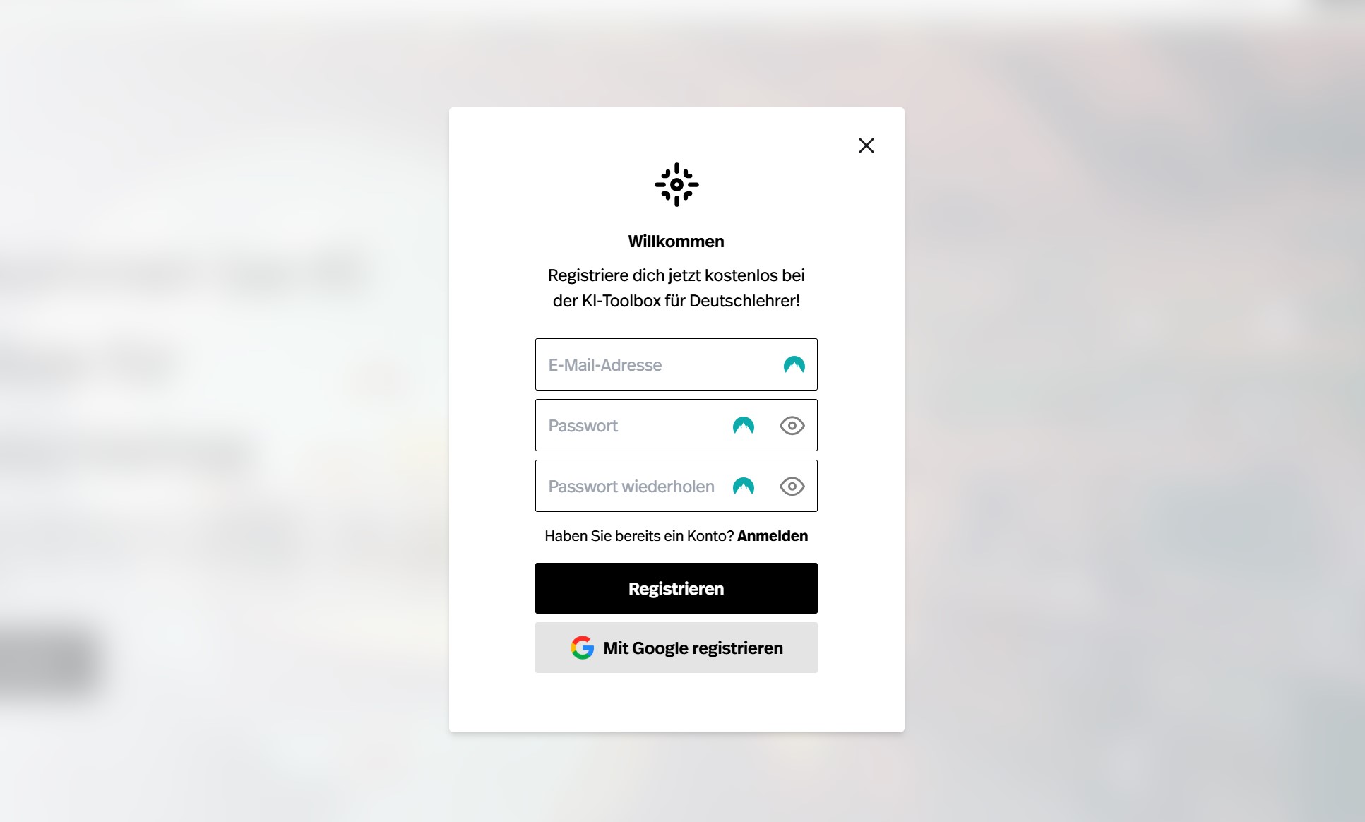 Registrierung